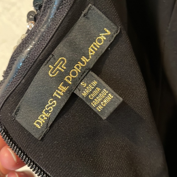 Dress The Population Claire Sequin Midi Sheath Dress - Picture 5 of 5